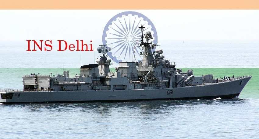 Indian warship in SL ahead of Rajnath visit